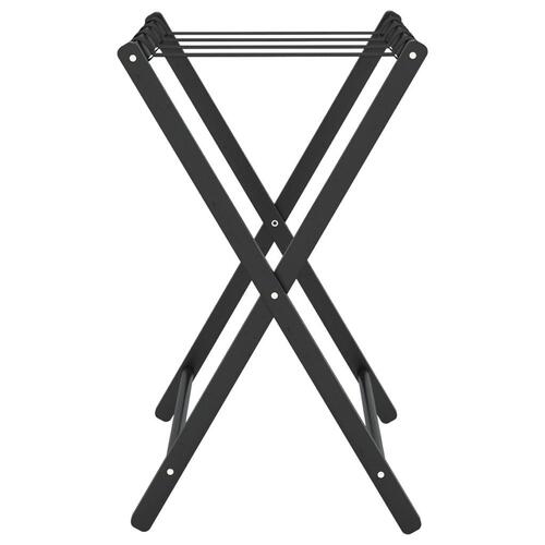 Kuffertbænk 68,5x38x58 cm bambus sort