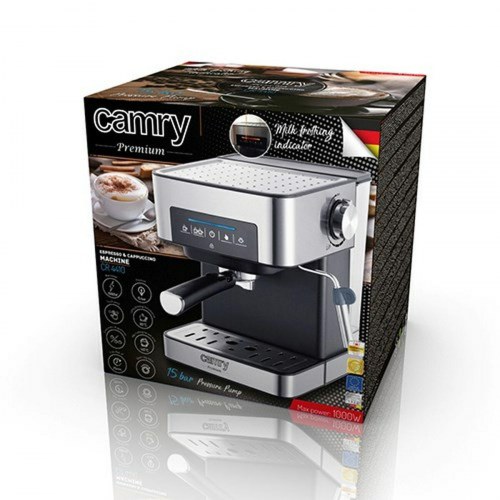 Adler Camry CR 4410 hurtig manuel espressomaskine, sort 1,6 l
