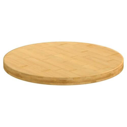 Bordplade Ø50x2,5 cm bambus