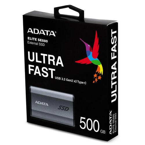 Ekstern harddisk Adata SE880 2,5" 500 GB SSD