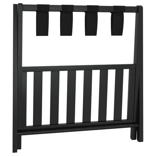 Kuffertbænk 68x38x58 cm bambus sort