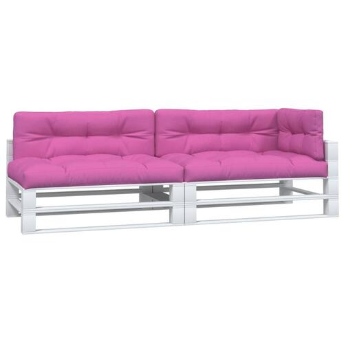 Pallehynder 5 stk. stof pink