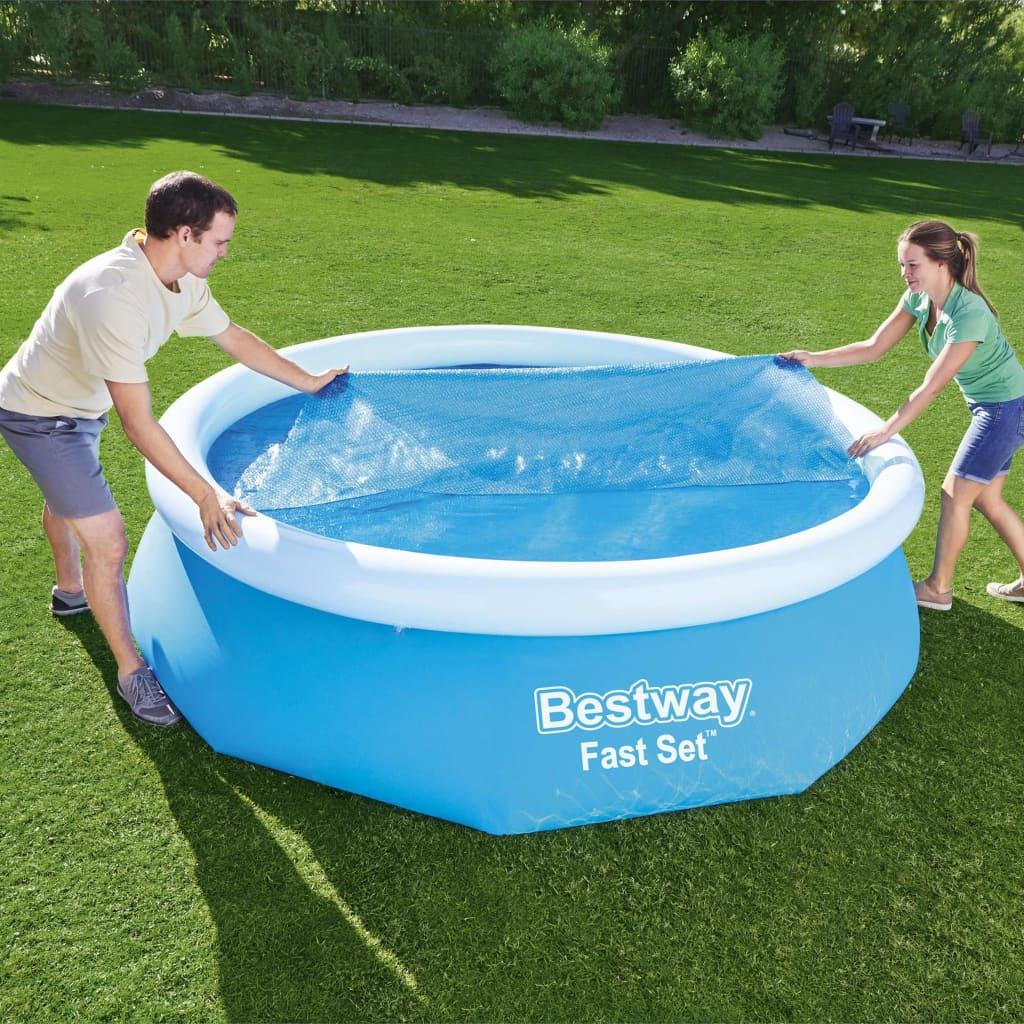 Bestway solopvarmet poolovertræk Flowclear 305 cm