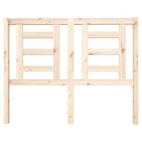 Sengegærde 126x4x100 cm massivt fyrretræ