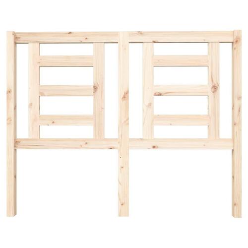 Sengegærde 126x4x100 cm massivt fyrretræ