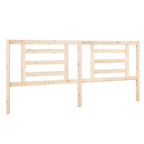 Sengegærde 206x4x100 cm massivt fyrretræ