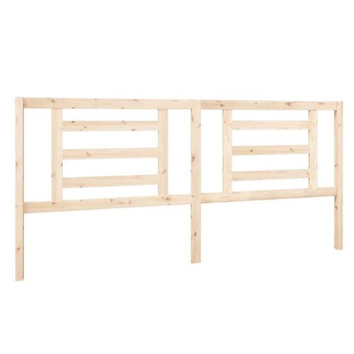Sengegærde 206x4x100 cm massivt fyrretræ