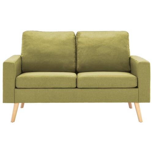 2-personers sofa stof grøn