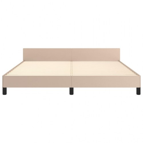 Sengeramme med hovedgærde - cappuccino 180×200 cm (uden madras)