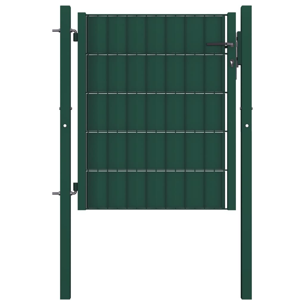 Hegnslåge 100x101 cm PVC og stål grøn