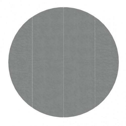 Poolunderlag Ø458 cm i polyester-geotekstil - lysegrå