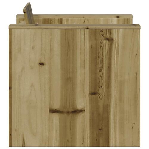 Sofastol til haven 79x60x62 cm imprægneret fyrretræ