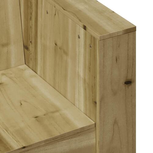 Sofastol til haven 79x60x62 cm imprægneret fyrretræ