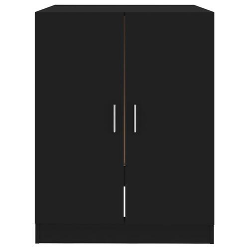 Vaskemaskineskab 71x71,5x91,5 cm sort