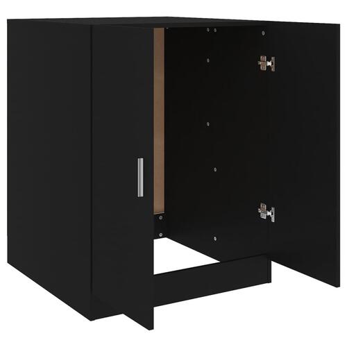 Vaskemaskineskab 71x71,5x91,5 cm sort