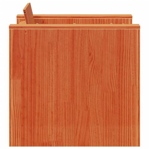 Sofastol til haven 79x60x62 cm massivt fyrretræ gyldenbrun