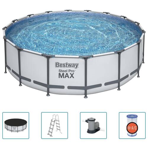 Bestway Steel Pro MAX swimmingpoolsæt 488x122 cm