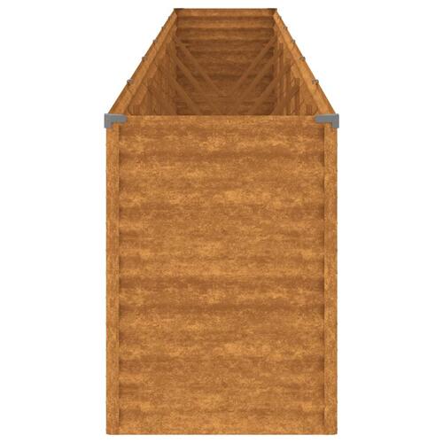 Højbed 578x50x69 cm cortenstål