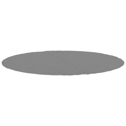 Poolunderlag Ø244 cm polyester-geotekstil lysegrå