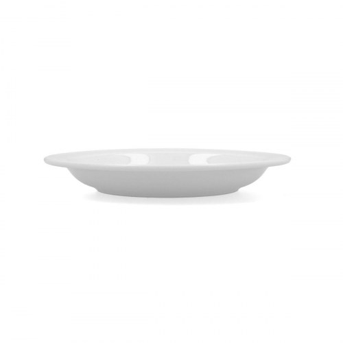 Bidasoa Glacial dyb tallerken i hvid keramik 23 cm - 6 stk.