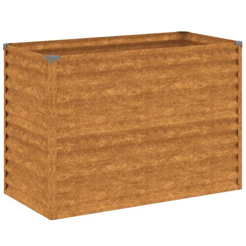 Højbed 100x50x69 cm cortenstål