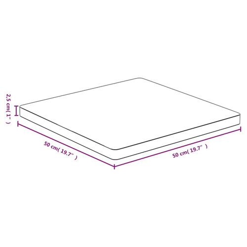 Bordplade 50x50x2,5 cm bambus