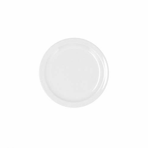 Bidasoa Glacial brødtallerken i keramik, hvid Ø16 cm - 12 stk.