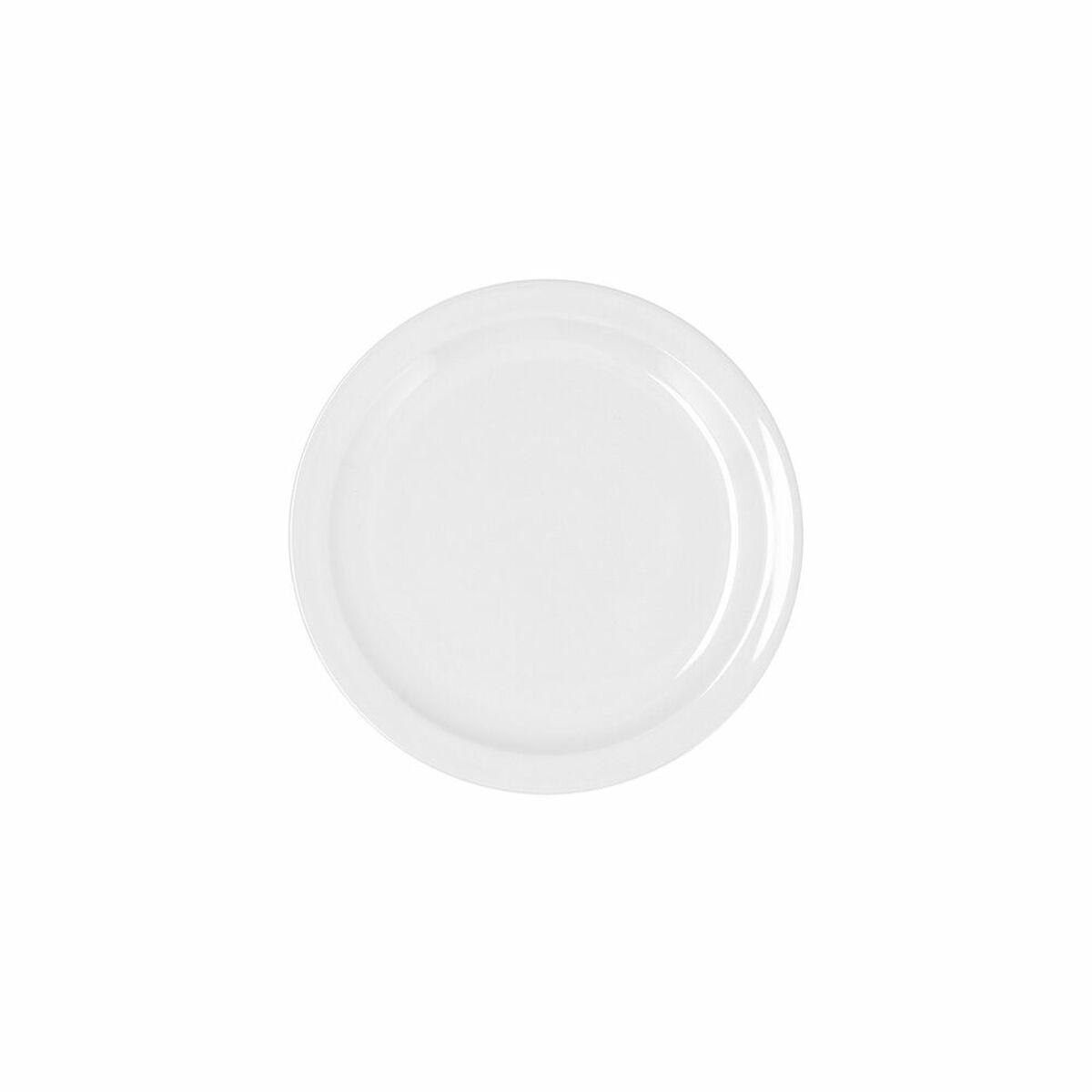Bidasoa Glacial brødtallerken i keramik, hvid Ø16 cm - 12 stk.