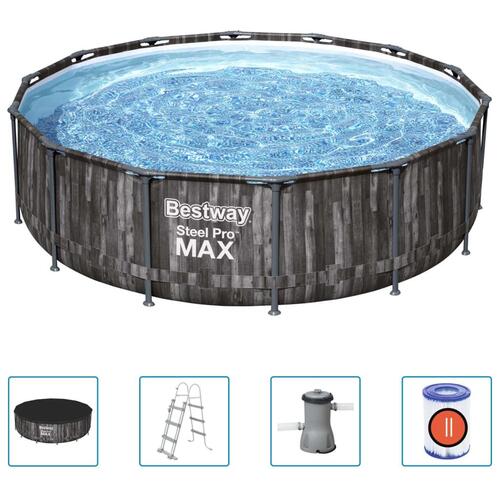 Bestway Steel Pro MAX swimmingpoolsæt rund 427x107 cm