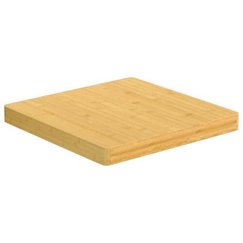 Bordplade 40x40x4 cm bambus