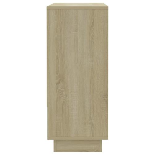 Skænk 97x31x75 cm konstrueret træ sonoma-eg