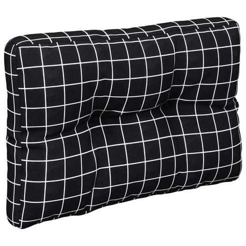 Pallehynder 2 stk. stof ternet sort