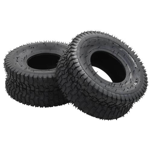 Trillebørsdæk 2 stk. 15 x 6.00-6 4PR gummi