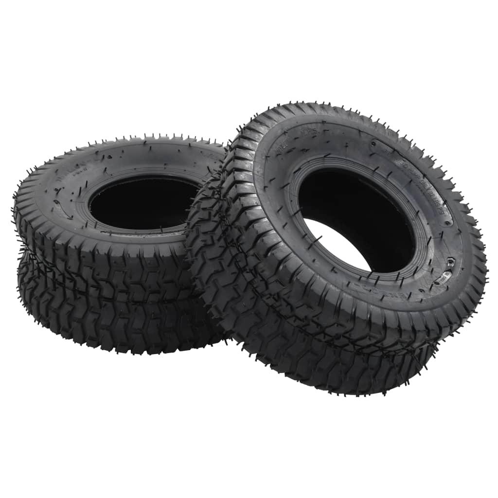 Trillebørsdæk 2 stk. 15 x 6.00-6 4PR gummi