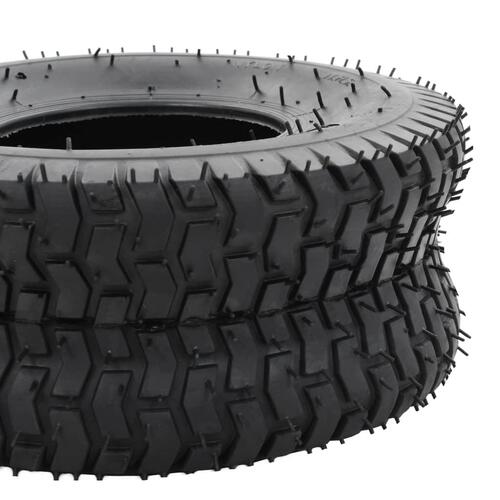 Trillebørsdæk 2 stk. 15 x 6.00-6 4PR gummi