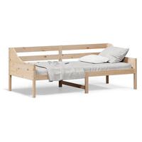 Daybed med reol uden madras 100x200 cm massivt fyrretræ