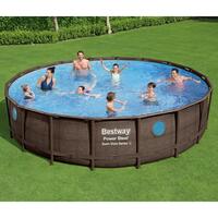 Power Steel swimmingpoolsæt 549x122 cm