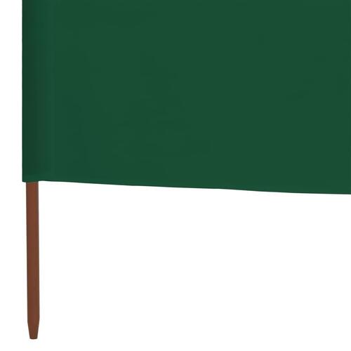3-panels læsejl stof 400 x 120 cm grøn