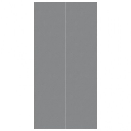 Poolunderlag 500 × 250 cm i polyester-geotekstil - lysegrå