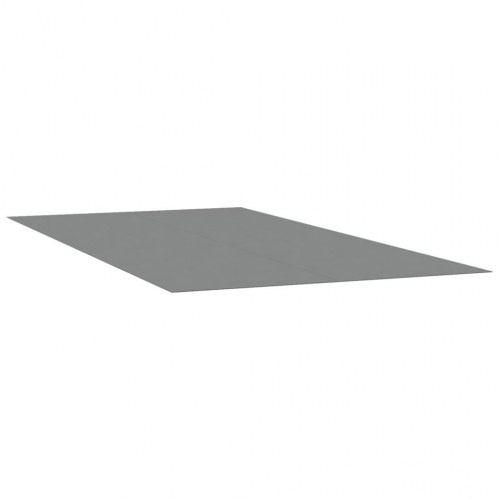 Poolunderlag 500 × 250 cm i polyester-geotekstil - lysegrå