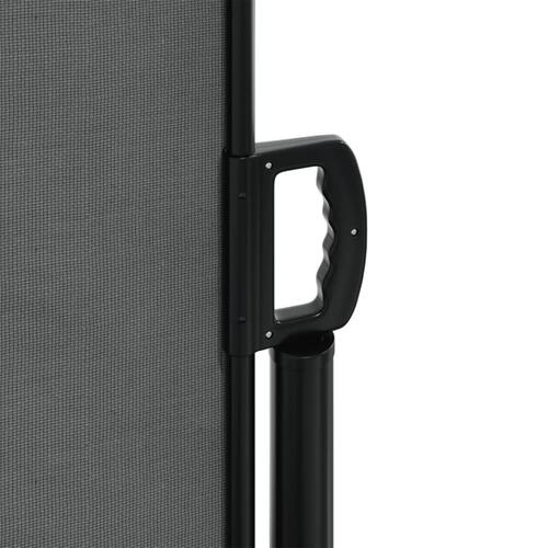 Sammenrullelig sidemarkise 220x600 cm antracitgrå