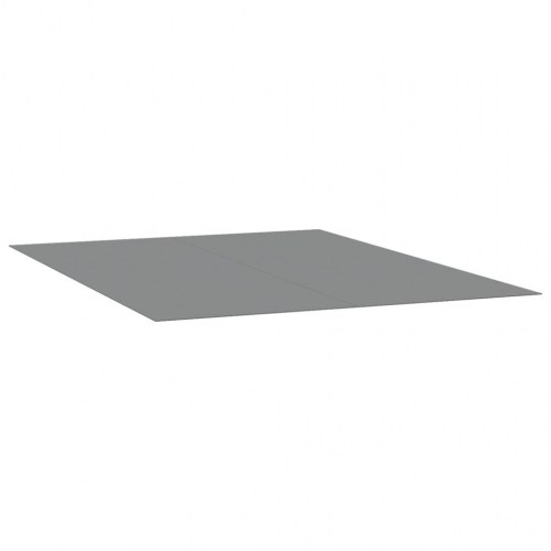 Poolunderlag 300x220 cm polyester-geotekstil lysegrå
