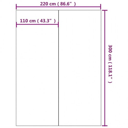 Poolunderlag 300x220 cm polyester-geotekstil lysegrå