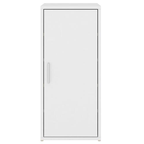 Skoskabe 2 stk. 32x35x70 cm konstrueret træ hvid