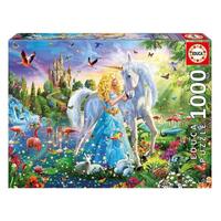 Puslespil Educa The Princess And The Unicorn 500 Dele 68 x 48 cm