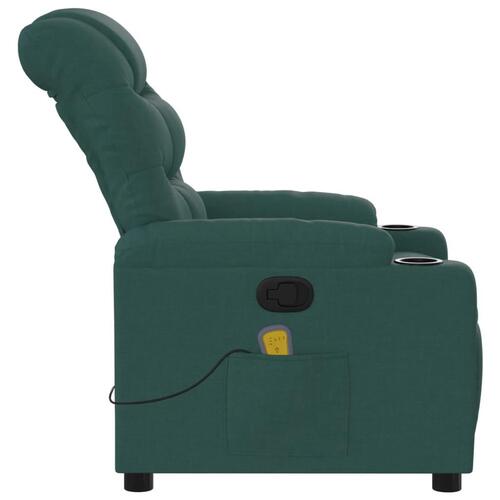 Massagestol stof mørkegrøn