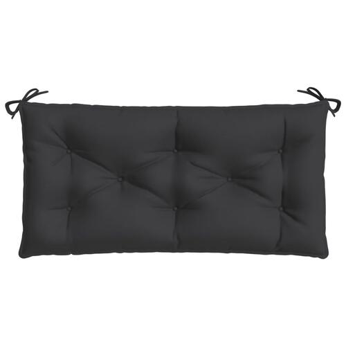 Hynde til havebænk 110x50x7 cm oxfordstof sort