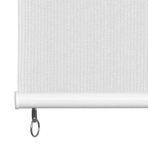Udendørs rullegardin 60x140 cm HDPE hvid