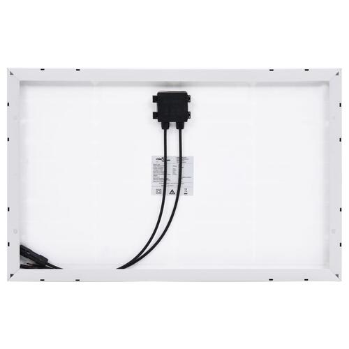 Solcellepanel 40 W aluminium og sikkerhedsglas