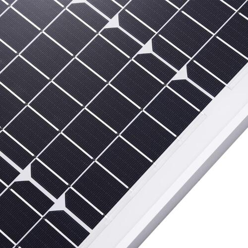 Solcellepanel 50 W aluminium og sikkerhedsglas